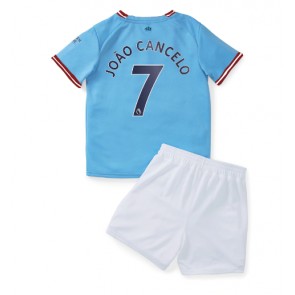 Manchester City Joao Cancelo #7 babykläder Hemmatröja barn 2022-23 Korta ärmar (+ Korta byxor)